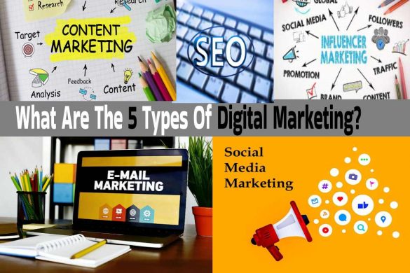 What Are The Five  Types Of Digital Marketing