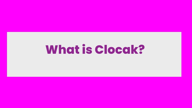 What is Clocak?