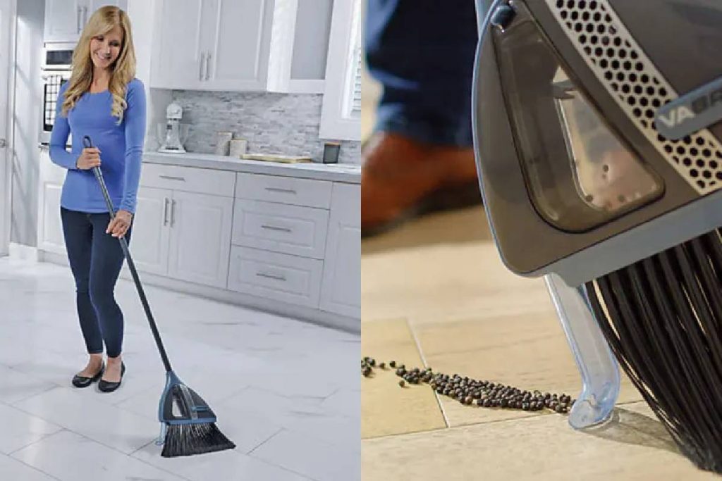 Vacuum and Broom in One