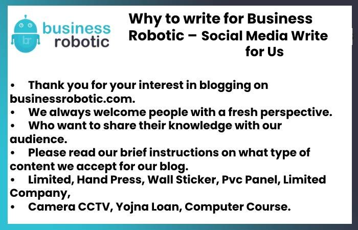 Why to Write for Business Robotic