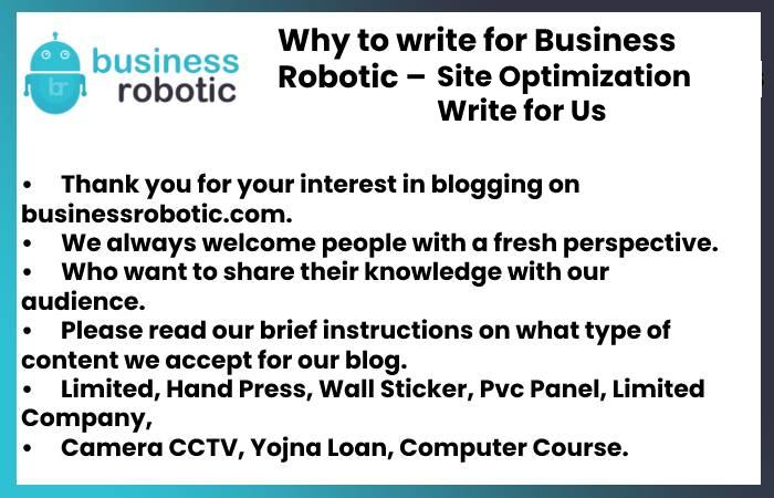 Why to Write for Business Robotic(26)