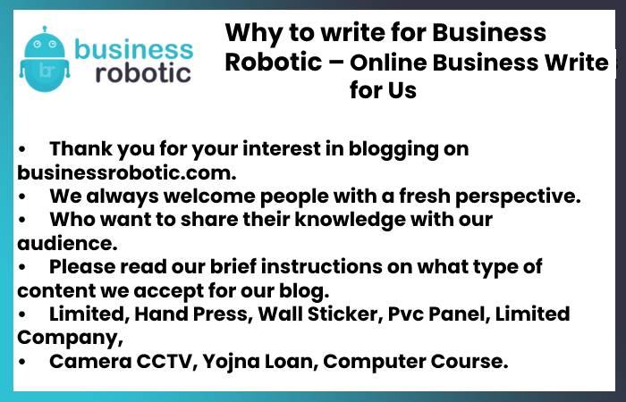 Why to Write for Business Robotic(38)